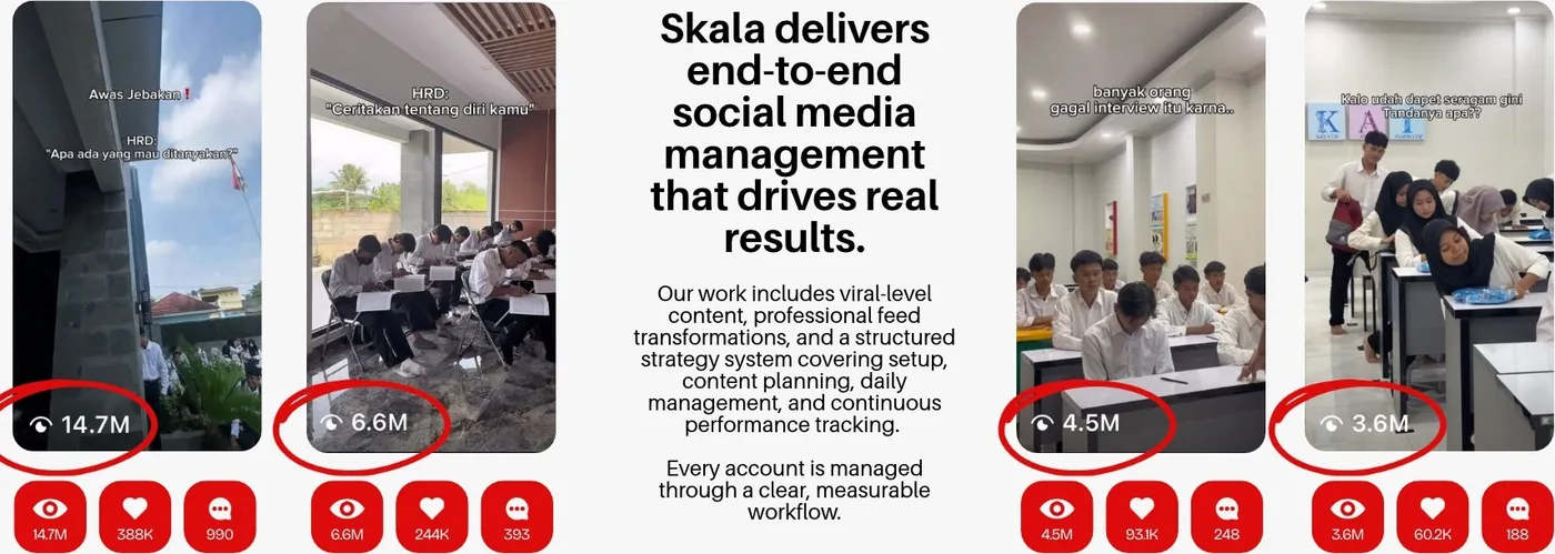 Social Media — organic content